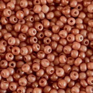 As Low as $2 Czech Rust Matte Opaque Rocaille Seed Beads 2mm 1oz 29g